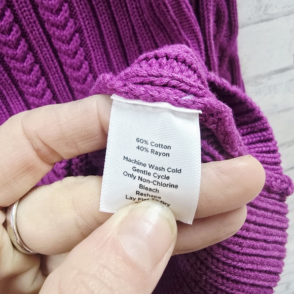 Talbots Cableknit Sweater - Picture 5 of 6